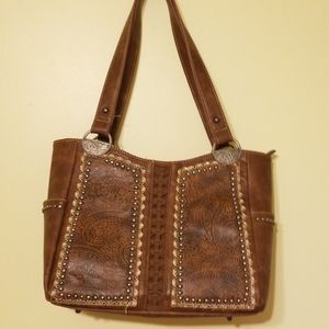 Montana West Leather Purse with storage bag